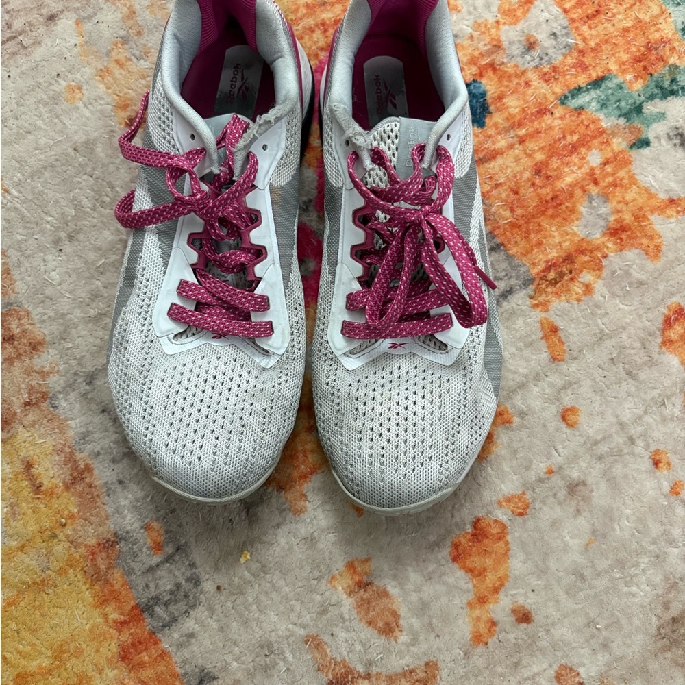 Reebok Women's Athletic Shoes - White and Pink